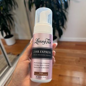 Self tanner, 2 hour express loving tan dark tanning mousse